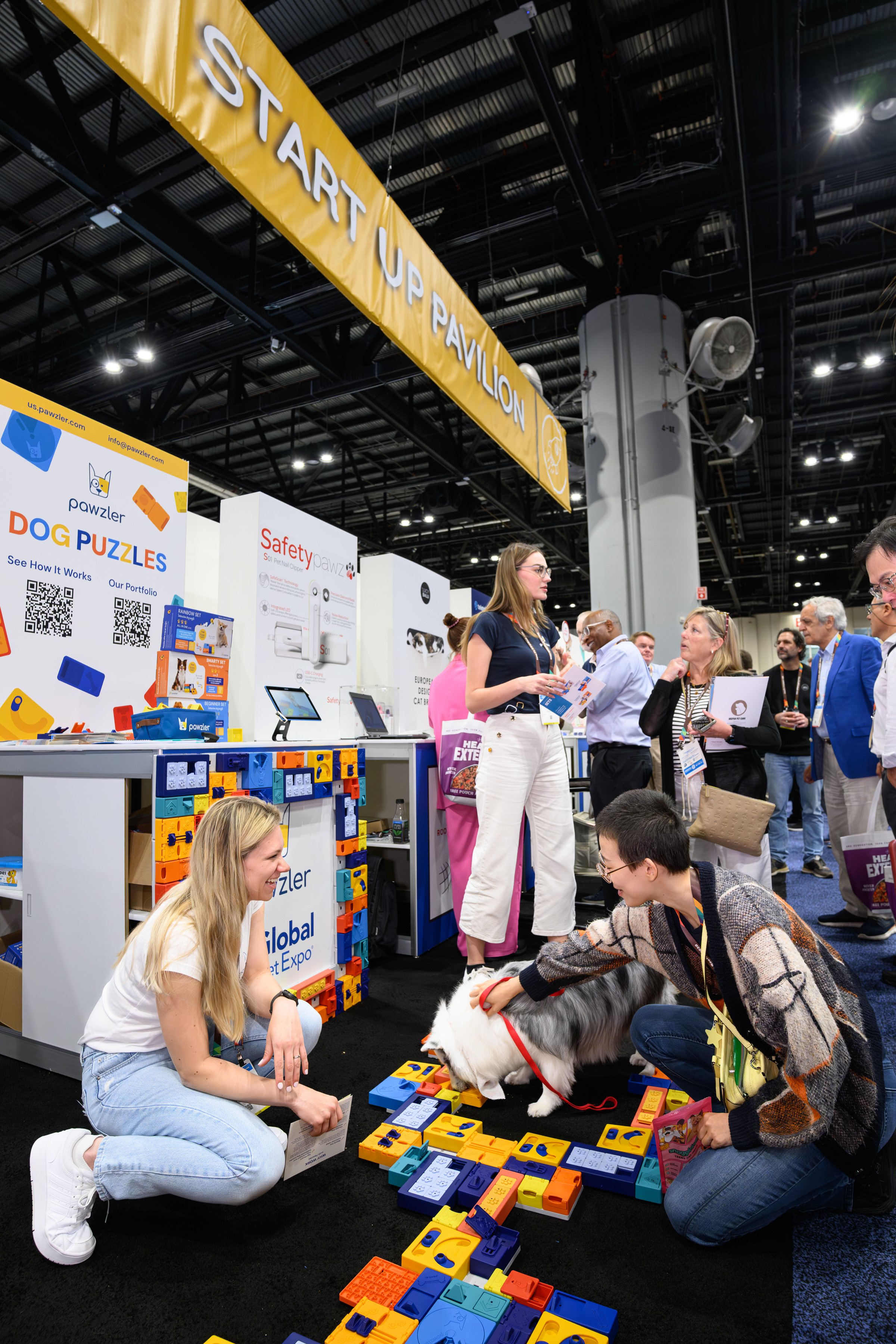 Dog Puzzles at the Start-Up Pavilion