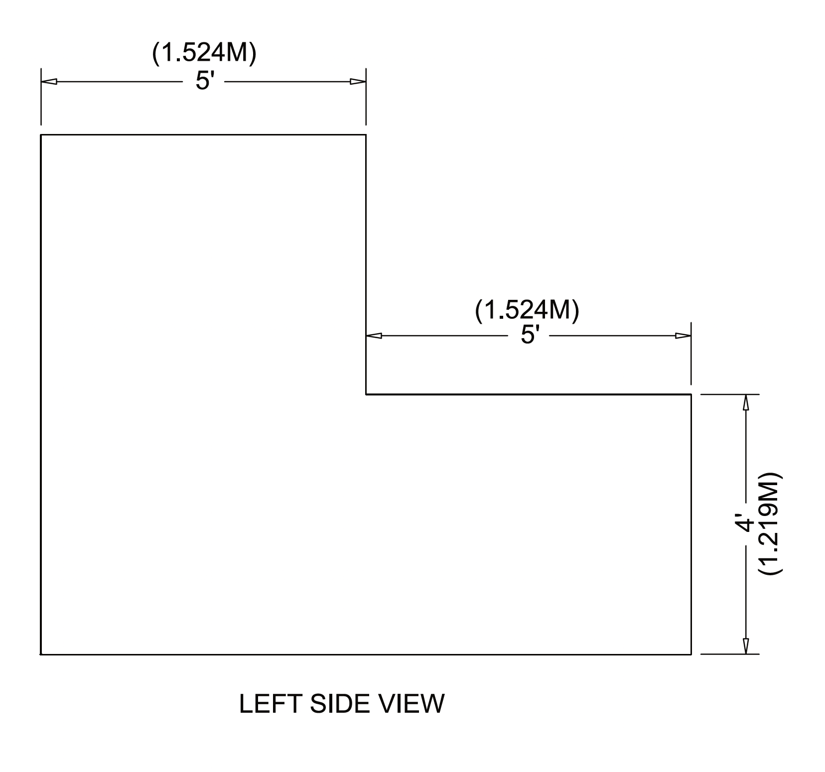 Linear-Booth-Left-Side-View